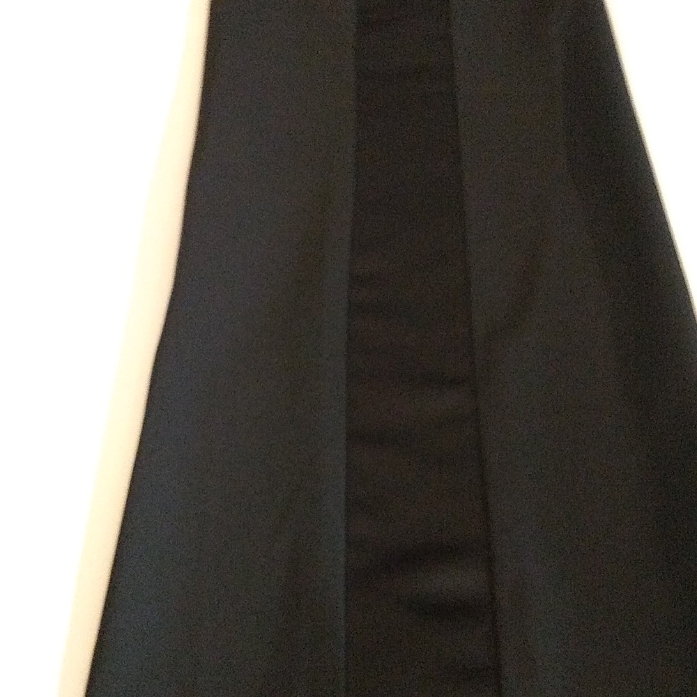 BCBG Max Azria black wide leg tuxedo pants size 4 - Picture 8 of 9